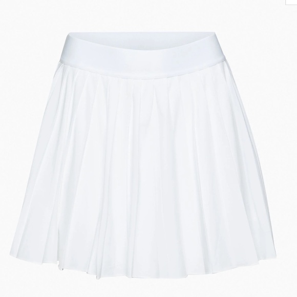 TnAction TnaMOVE™ Tennis Mini Skirt #97731 XS, White - Picture 2 of 4